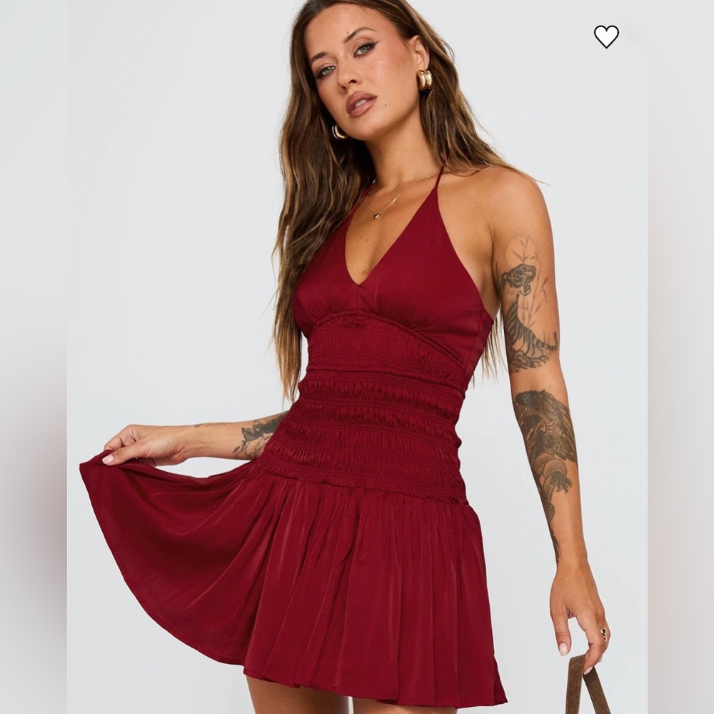 Halter Neck Mariachi Smocked Dress